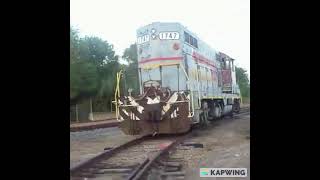 5 Years Ago Today Caldwell County Railroad Hickory NC Yard 52419 w GP16s 1811 amp 1747 [upl. by Enaitsirhc]