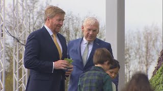 Floriade Expo 2022 officieel geopend door koning WillemAlexander [upl. by Mirna]