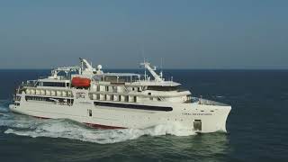 Coral Adventurer successfully completes sea trial ahead of Kimberley cruise season [upl. by Sorazal]