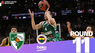 Zalgiris races past Fenerbahce  Round 11 Highlights  Turkish Airlines EuroLeague [upl. by Weissberg]