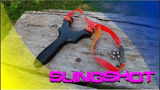 DIY SLINGSHOT Será que consigo acertar alguma coisa com esse estilingue de micarta [upl. by Zed419]