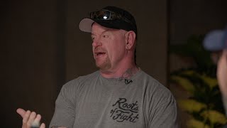 Undertaker recounts when Mideon wrecked his motorcycle Table for 3 sneak peek [upl. by Yadnus]