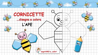 CORNICETTE DISEGNA E COLORA Lape sogniAMOacolori [upl. by Felita]