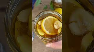 Remède Sirop 100 naturel gingembre citron miel ail 🍯 [upl. by Noiraa]