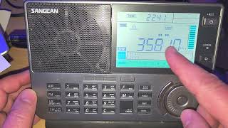 Sangean ATS909X2 Shortwave Radio Evening MW [upl. by Gentry]