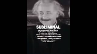 supreme intelligence  Audiosubliminal subliminal suscribete [upl. by Eidok]