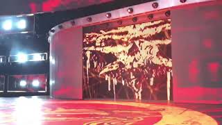 Brock Lesnar entrance and exit at SummerSlam 82017  Barclays Center Brooklyn [upl. by Enyal]