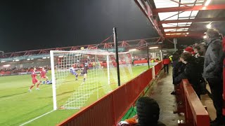 ACCRINGTON STANLEY VS DONCASTER ROVERS CRAZY CONDITIONS [upl. by Arakal]