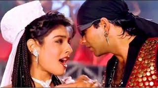 Tu Cheez Badi Hai Mast Mast 4K Raveena Tandon Akshay Kumar  Udit Narayan Kavita K  Mohra Song [upl. by Alaunnoif]