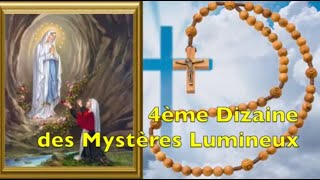 4ÈME MYSTÈRE LUMINEUX DU SAINT ROSAIRE AVEC SAINTE BERNADETTE DE LOURDES FÊTE DE LA TRANSFIGURATION [upl. by Hyrup]