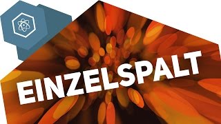 Der Einzelspalt  Einzelspaltexperiment [upl. by Eleazar]