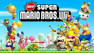 New Super Mario Bros Wii 2009  4 Players 100 All Star Coins No Death 99 Lives TAS [upl. by Jackie]