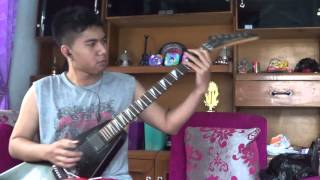 Kreator  Terror Zone Guitar cover with solo [upl. by Paige]