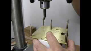 INSTALLING A BUSHING IN A CLOCK USING A DRILL PRESS PART 1 [upl. by Etep]