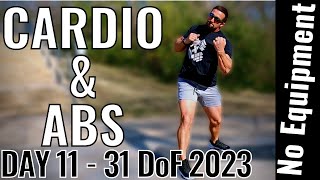 Cardio Kickboxing and Abs Workout  Day 11  31 Days of Fitness Series [upl. by Sew431]