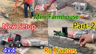 DIY Mini Farmhouse for Rc Tractors dc Motor working New Setup Upgrade MrPendujatt22 [upl. by Cecilio]