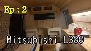 DIY CAMPERVAN L300 EP2 [upl. by Godbeare]