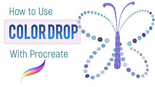 Learn Procreate Color Drop Threshold Swatch Drops How to with Procreate Recolor n Color Picker [upl. by Mikkanen]