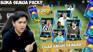 OPEN ALL PACK RETRO STARS AKU MENCOBA MENDAPATKAN PELE ZIDANE amp KOHLER TERBARU  EA FC MOBILE 24 [upl. by Erdrich]