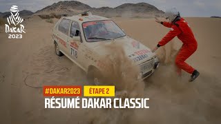 Résumé Dakar Classic  Étape 2  Dakar2023 [upl. by Nosnarb]