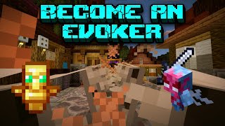 Become an Evoker in Minecraft Bedrock Command Tutorial [upl. by Sylirama]