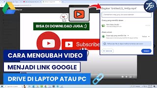 Cara Mengubah Video Menjadi Link Google Drive Di Laptop Atau PC [upl. by Ventre]