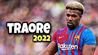 adama traore barcelona 2022 skills [upl. by Esinal935]