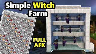 Best Witch Farm for Minecraft 120  1500 items per hour [upl. by Eniamahs]