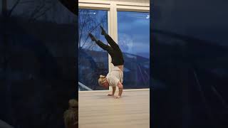 Back bend mobility strength 💪 Chest stand to handstand pushup [upl. by Rossuck]