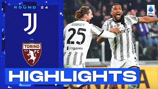 JuventusTorino 42  Juve win dramatic derby goalfest  Goals amp Highlights  Serie A 202223 [upl. by Buttaro320]