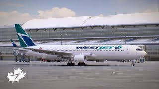 WestJet Boeing 767300ERW [upl. by Aicekat]