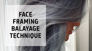 Face Framing Balayage Technique  creativityneverstops  Goldwell Education Plus [upl. by Yesmar]