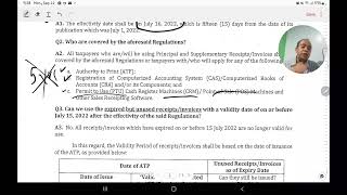 BIR REMOVES 5 Years Validity of RECEIPTS INVOICES amp OTHERS [upl. by Godric590]