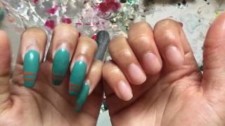 HOW TO PROPERLY REMOVE YOUR ACRYLIC NAILS AT HOME  NO DAMAGE amp KEEP YOUR LENGTH [upl. by Suraved]