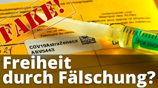 EUImpfausweis  Mit gefälschtem Ticket in die Freiheit [upl. by Alyks]