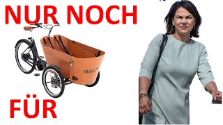 Nur noch Lastenfahrrad für Baerbock [upl. by Kandace122]