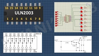 What is ULN2003 IC  How UNL2003 IC Works [upl. by Ariat653]