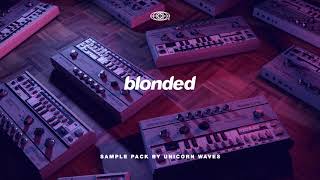 Frank Ocean Blonded Sample Pack  Drums amp Synths [upl. by Yeldoow74]