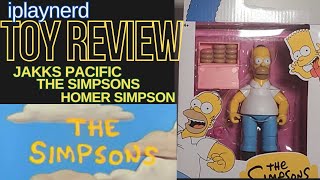 Toy Review  Jakks Pacific  The Simpsons  Homer Simpson [upl. by Aynahs53]