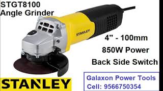 STGT8100 STANLEY 850W 4quot Angle Grinder [upl. by Carew684]