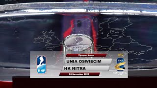 Unia Oswiecim vs HK Nitra  2023 IIHF Continental Cup Group F [upl. by Reseda]