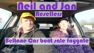 Neil and Jan Beltane car boot sale faygate [upl. by Nylemaj]