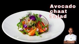 Make Indian Avocado chaat salad A vegan recipe [upl. by Gabrila]