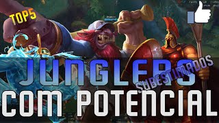 Top 5 Junglers com Potencial que são Subestimados  League of Legends [upl. by Jacquenette]