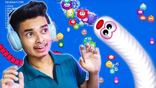 FUNNY সাপ  WORMSZONEio SOKHER GAMER [upl. by Yared741]