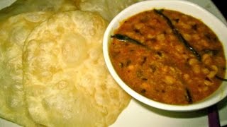 PuriPooriLuchi with Cholar Dal Chana Dal  Bengali Lentil Recipe [upl. by Schilling]