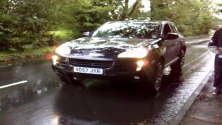 Porsche Cayenne going through Flood [upl. by Corliss413]