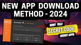 New App Download Method  Firestick UPDATE March 2024 [upl. by Joacima]