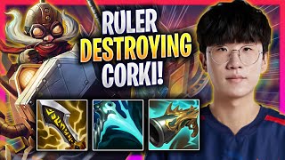 RULER DESTROYING WITH CORKI  JDG Ruler Plays Corki ADC vs Kaisa  Season 2024 [upl. by Burbank]