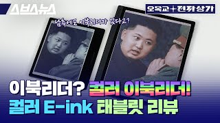 감성 터지는 컬러 이북ㄷㄷㄷ 컬러 Eink 태블릿은 대체 왜 사고 싶은 걸까요  오목교 전자상가 [upl. by Bennink660]